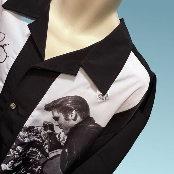 NWT ELVIS PRESLEY CROWD MEN'S PANEL SHIRT 3X XXL - Picture 2 of 10